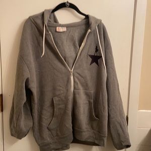 Large Hamilton zip up sweatshirt with hood